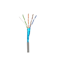 Кабель кручена пара GEAR FTP 4x2x0, 51 Cat5E, CCA, для внутрішніх робіт, сірий, 305m