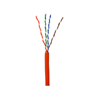 Кабель кручена пара GEAR UTP 4x2x0,50 Cat5E, CCA, LSZH низькодимний для внутрішніх робіт, помаранчевий, 305m