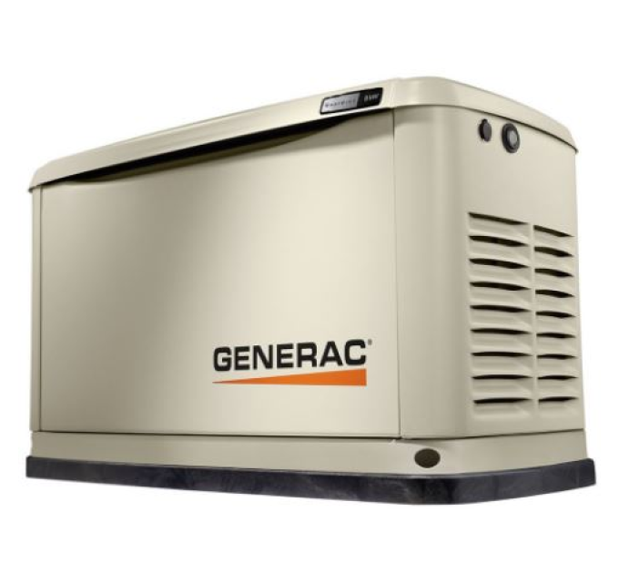Газовий генератор GENERAC 7146, однофазний, 220В, 50Hz, 13кВт, електростартер, повітряне охолодження (1200х650х852), 193кг