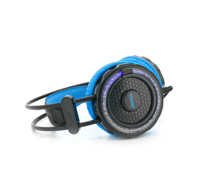 Навушники провідні Jedel GH-217, з мікрофоном, Black / Blue, Box