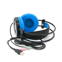 Навушники провідні Jedel GH-217, з мікрофоном, Black / Blue, Box