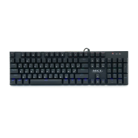 Клавіатура iMICE GK600 USB, довжина кабелю 100см, (Eng / Укр / Рус), Black, 104к