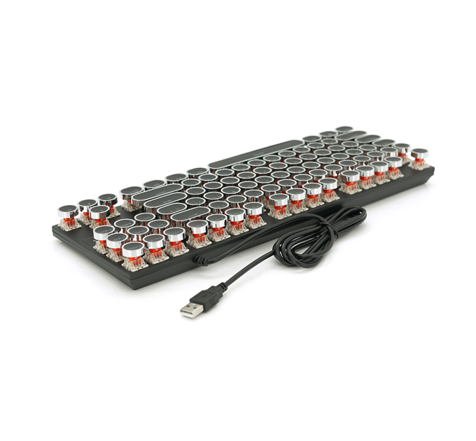 Клавіатура iMICE GK800 USB Wired (TYPE-C), довжина кабелю 100см, (Eng / Укр / Рус), White / Black, 87к