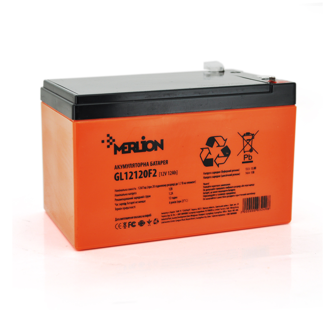Корпус для акумуляторної батареї MERLION GL12120F2 (150x98x100мм), Q6
