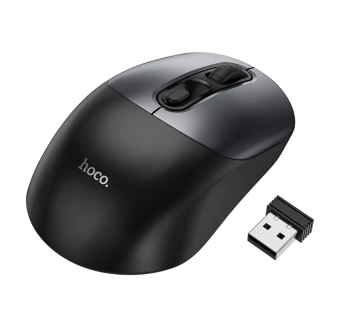 Миша бездротова HOCO GM28, 1600DPI, 2.4GHZ, Black, Blister