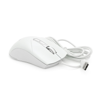Миша провідна JEDEL GM700, 7 кнопок, 1200 / 1800 / 2400 / 3600DPI, кабель 1,5 м. RGB підсвічування. 120х74х40мм. White. Box