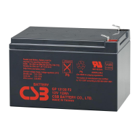 Акумуляторна батарея CSB GP12120F2, 12V 12Ah (151х98х100мм), Box / Q6