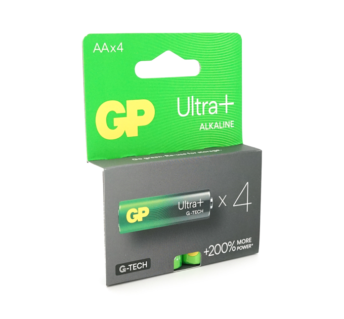 Батарейка GP Ultra Plus 15AUP-2UE4, лужна AA, 4 шт у блістері, ціна за блістер