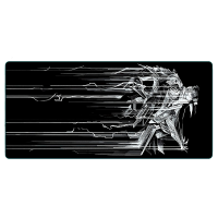 Килимок 300*700 тканинний Ghost Wolf з боковою прошивкою, товщина 2 мм, Black, Пакет
