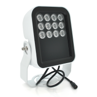 ІЧ-прожектор GY-IR70012-6W. 12V, 6W, 12LED, IP66, 850Нм, кут огляду 90 °, дальність до 150м.