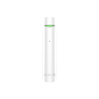 Бездротовий датчик розбиття скла Ajax GlassProtect white