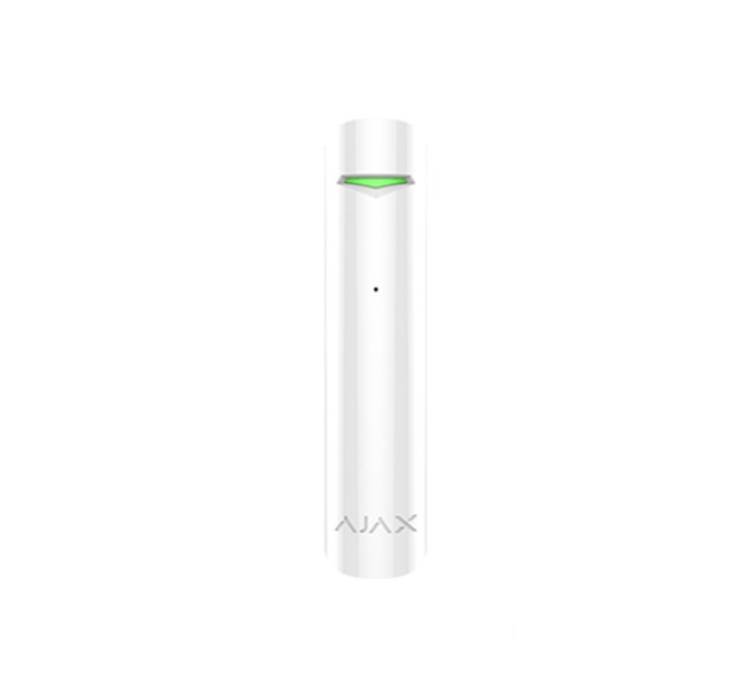Бездротовий датчик розбиття скла Ajax GlassProtect white