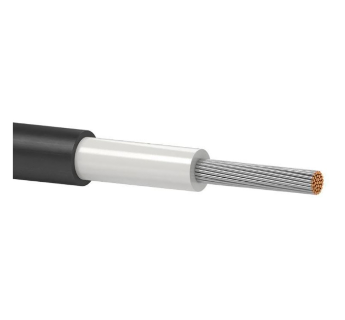 Кабель Одескабель H1Z2Z2-K 1*6 black 6 mm2, котушка.500м, чорний
