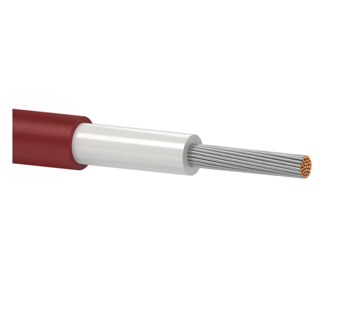 Кабель Одескабель H1Z2Z2-K 1*6 red 6 mm2, котушка.500м, червоний