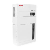 Зарядна станція MUST HBP-5548ES, 5,5KW, 5,12KW LiFePo4 51.2V DC 100Ah (5120Wh), MPPT (150~430 V), 100A, IP50, CAN, RS485, 1320*5