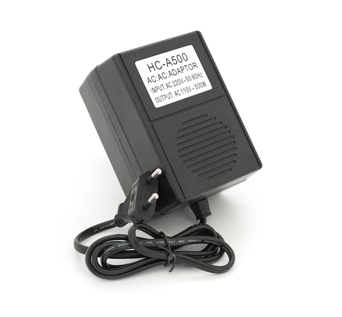 Перетворювач напруги трансформаторний 250W Input 220 V / Output 110V, + універсальна розетка