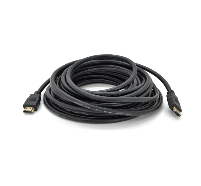 Кабель Ritar Premium PL-HD94 HDMI-HDMI Ultra HD 1080P, 1.5m, v1,4, OD-7.3mm, з фільтром, круглий Black, коннектор Gold, Box, Q150