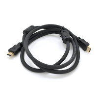 Кабель Ritar Premium PL-HD348 HDMI-HDMI Ultra HD 4K,1080P, 3.0m, v1,4, OD-7.3mm, з фільтром, круглий Black, коннектор Gold, Box, Q100