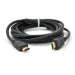Кабель Ritar PL-HD94 HDMI-HDMI Ultra HD 1080P, 3.0m, v1,4, OD-7.3mm, з фільтром, круглий Black, конектор Gold, Пакет, Q100