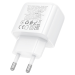 СЗУ 110-240V HOCO CS55A, 1xUSB, 1xUSB-C, PD30W, White, OEM