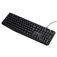 Клавіатура провідна HOCO GM60, USB, 104 клавіші, (Eng / Pyc), Black, Box