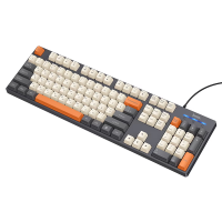 Клавіатура провідна HOCO GM61, USB, 104 клавіші, (Eng / Pyc), Gray, Box