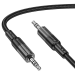 Кабель HOCO UPA27 DC3.5 тато-тато 1.2м, круглий в обплетенні, Black, Box
