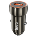 Набір АЗУ 12-24V HOCO Z46 + кабель Type-C, 1xUSB, 18W, кабель 1м, Black, Box