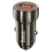 Набір АЗУ 12-24V HOCO Z46 + кабель Type-C, 1xUSB, 18W, кабель 1м, Black, Box