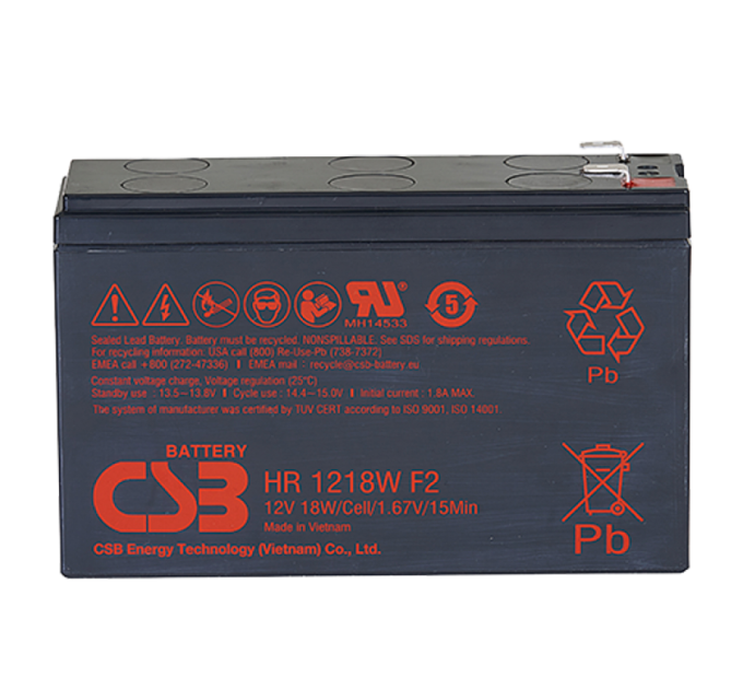 Акумуляторна батарея CSB HR1218WF2 12V 4,5Ah (151х51х94мм)