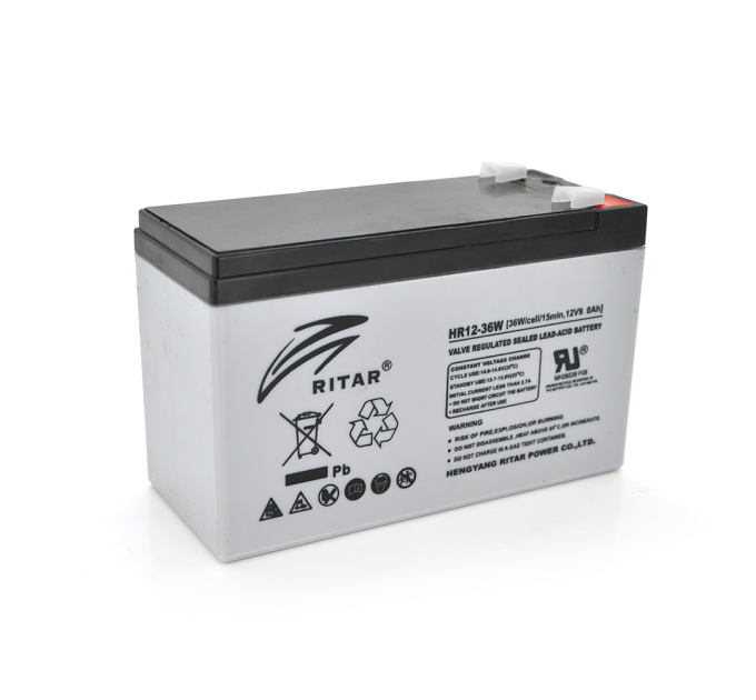 Акумуляторна батарея AGM RITAR HR1236W, Gray Case, 12V 9.0Ah ( 151 х 65 х 94 (100 ) 2.60kg Q10