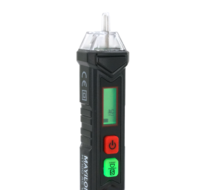 Тестер напруги Mayilon HT-100, 12-1000V AC / DC, світлова / звукова індикація, 150x25x15 мм, 50 г