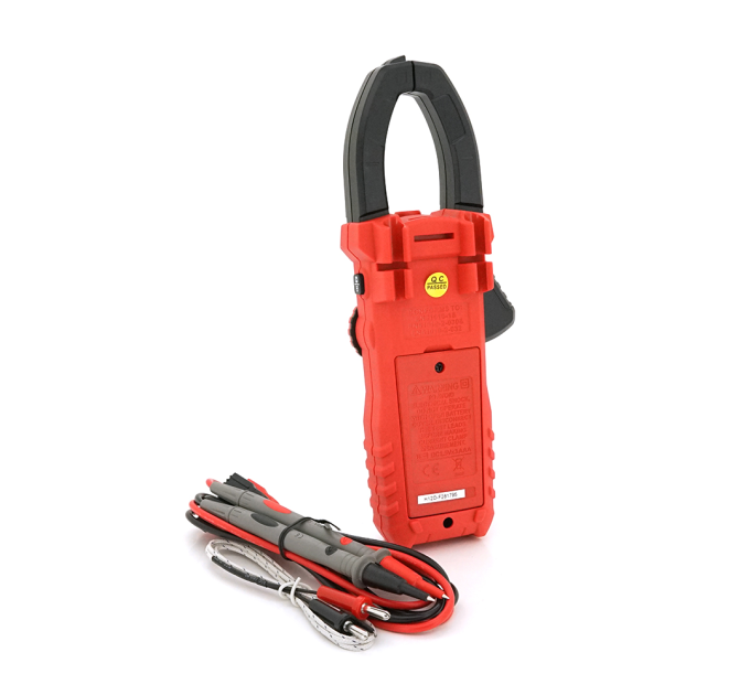 Токові кліщі Mayilon HT-208A Вимірювання: V, A, Ω, C, Hz, DUTY, °C / °F (NCV, True RMS). Функції: Data Hold, Max / Min, REL, продзвонювання, тест діодів