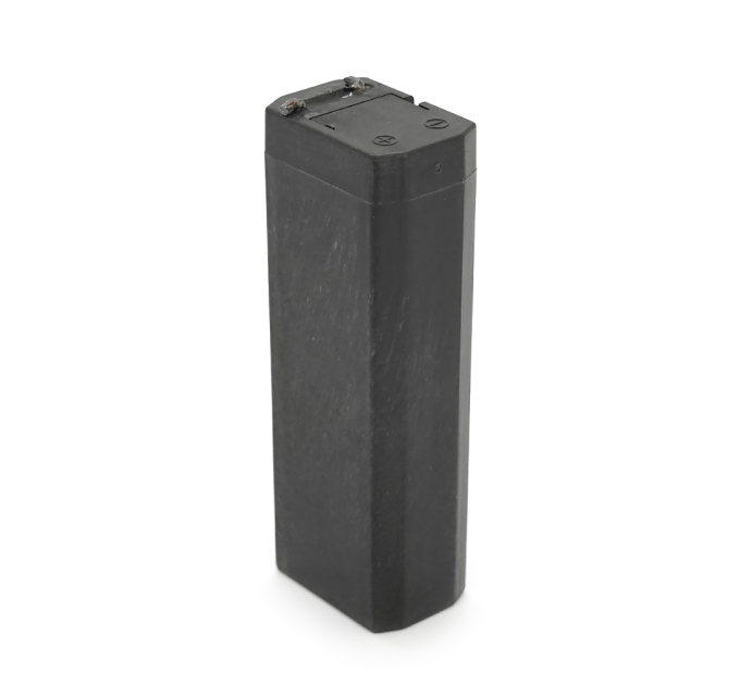 Акумуляторна батарея MERLION AGM 988 4V 1Ah (23x34x90), клемми під пайку, Black Q40