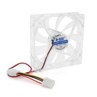 Кулер корпусний 12025 DC sleeve fan 4pin - 120*120*25мм, 12V / 0,15A, 1900об / хв, Blue