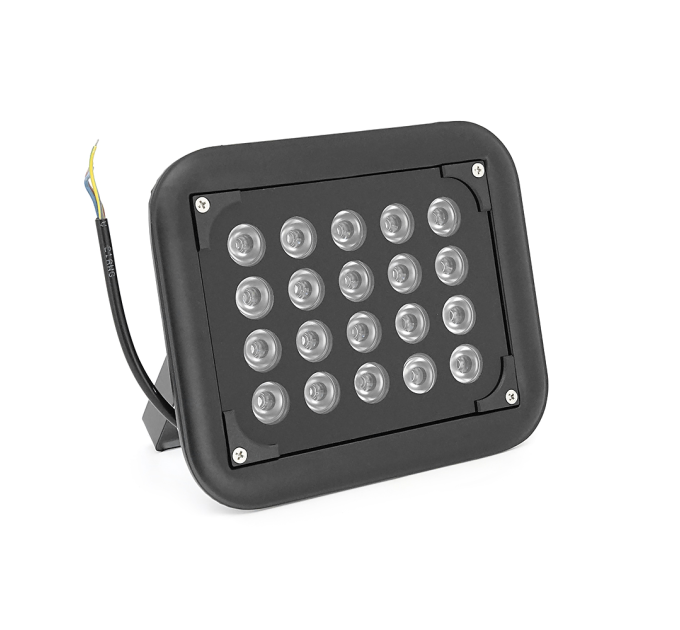 ІЧ-прожектор HYYS2020R. 220V, 40W, 20LED, IP66, 850Нм, кут огляду 90 °, дальність до 150м.