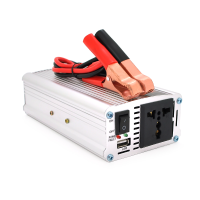 Інвертор напруги Himastar1000W (DC:500W), 12 / 220V з апроксимованою синусоїдою, 1 універсальна розетка, 1*USB (DC:5V / 2.4A), клеми+затискачі, Q40