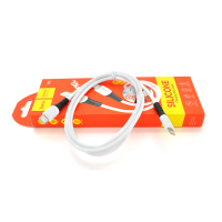 Кабель Hoco X82PD silicone, Type-C-Lighting, 3A, White, довжина 1м, BOX