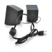 Колонки 2.0 Hotmai A16 USB+3.5mm, 2x3W, 20Hz-18KHz, з регулятором гучності, Black, BOX, Q24
