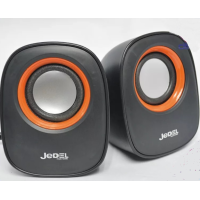 Колонки 2.0 JEDEL JD-M600 (Q-106) USB+3.5mm, 2x3W, 90Hz-20KHz, з регулятором гучності, Black / Red, BOX, Q50