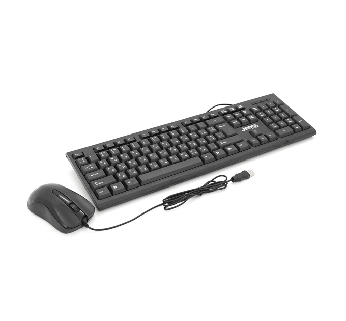 Комплект дротовий KB+Mouse JEDEL G17, USB, (Eng / Укр / Pyc), Box
