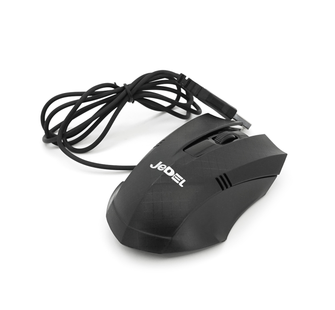 Миша провідна JEDEL M3, Black, Q100