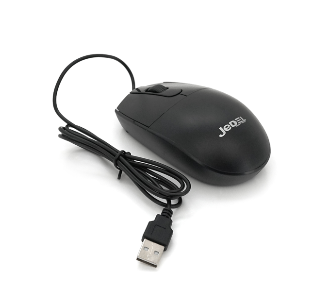 Миша провідна JEDEL W230+, 1000DPI, Black, Box