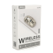 Миша бездротова JEDEL WD131P-BG, 800 / 1200 / 1600DPI, 2.4 GHz+Bluetooth 5.0, 3.7V 300mAh, Type-C заряджання. 109x60x32 мм. Transparent-White. Box
