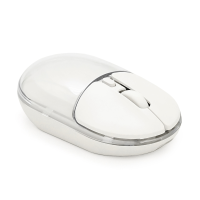 Миша бездротова JEDEL WD142, 800 / 1200 / 1600DPI, 2.4 GHz+Bluetooth 5.0, 3.7V 300mAh, Type-C заряджання. 105x59x34 мм. White. Box