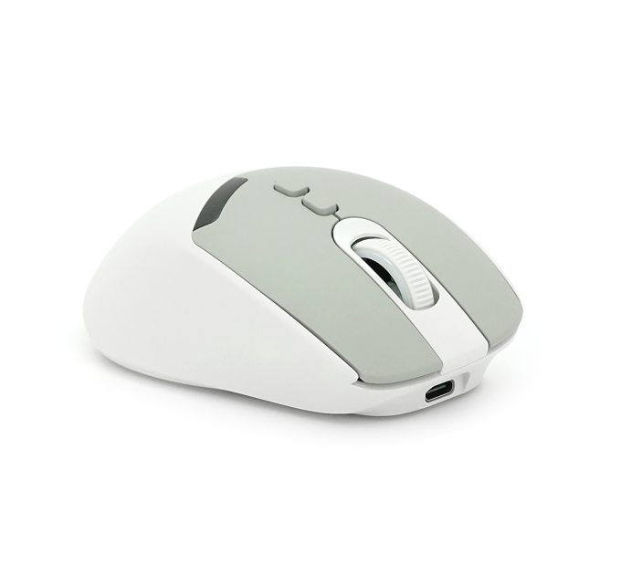 Миша бездротова JEDEL WD155, 1000 / 1600 / 2000DPI, 2.4 GHz+Bluetooth 5.0, 3.7V 500mAh, Type-C заряджання. 109x71x42 мм. 80 г. Green, Box