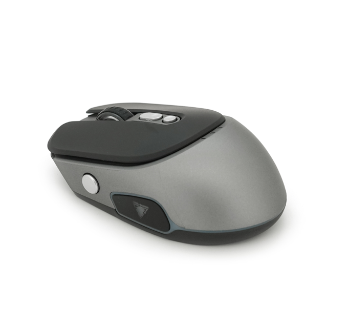 Миша бездротова JEDEL WH104, 1200-1600DPI, 2.4GHZ+Bluetooth 5.0, вбудований акумулятор, Black, Box