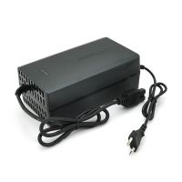 Зарядний пристрій Jinyi для акумуляторів LiFePo4 48V(58,4V),16S,8A,штекер Triangle plug (T-tipe / C13 / IEC),з індикацією,BOX