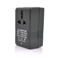 Перетворювач напруги Input 220 V / Output 110V, + універсальна розетка (real 110W)