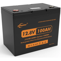 Акумуляторна батарея JSDS LiFePO4 12100LED 12,8V 100Ah, 1,28kWh, з індикатором заряду, BMS50A@4S, 6000 cycles, 260x168x215, 10kg Акумуляторна батарея JSDS LiFePO4 12100LED 12,8V 100Ah, 1,28kWh, з індикатором заряду, BMS50A@4S, 6000 cycles, 260x168x215, 10kg